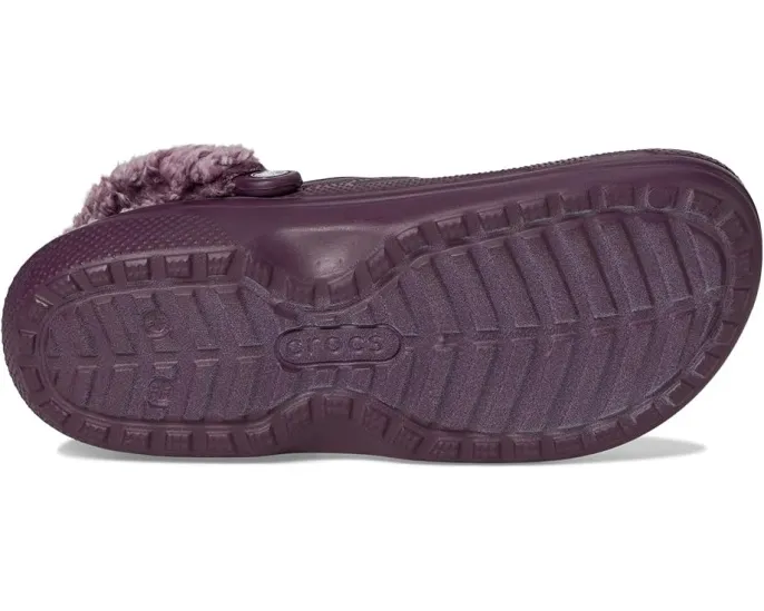 Кроксы Crocs Classic Fleece Lined Clogs с меховой подкладкой и регулируемым ремешком