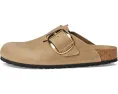 Клоги Birkenstock Boston Big Buckle из гладкой кожи с анатомической стелькой