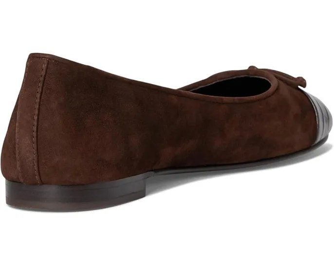Балетки Tory Burch Cap Toe с бантом и контрастным мыском