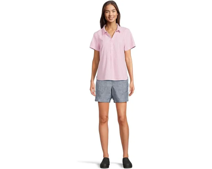 Льняные шорты L.L.Bean Premium Linen длиной 6 дюймов с поясом на шнурке