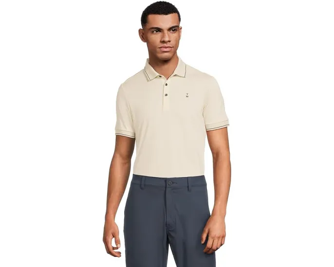 Футболка-поло Happier Hour от TravisMathew из хлопка с контрастными деталями