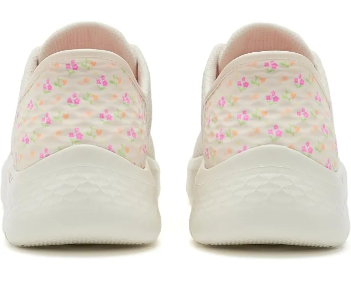 SKECHERS Performance Go Walk Flex Lily Rose с эластичными шнурками и сетчатым верхом