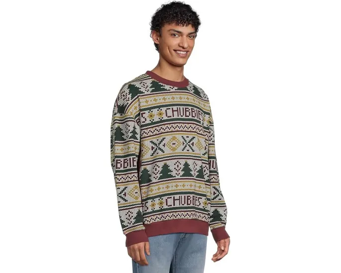 Свитшот Chubbies The Ol' Log Cabin оверсайз с круглой горловиной