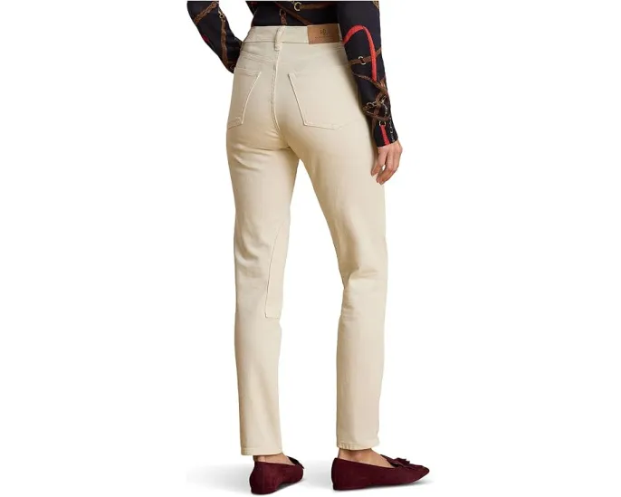 Джинсы Lauren Ralph Lauren с высокой посадкой и зауженным низом