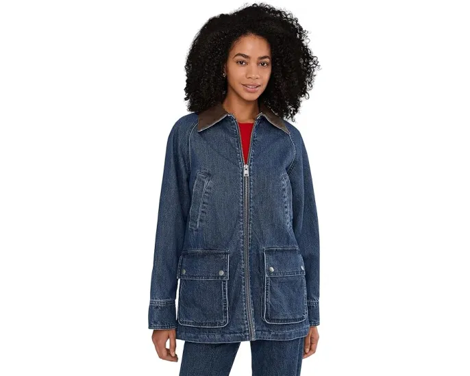 Куртка Levi's® из хлопка в стиле амбарной с вельветовым воротником