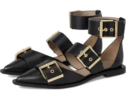 Туфли AllSaints Sutton с крупными пряжками и заостренным носком