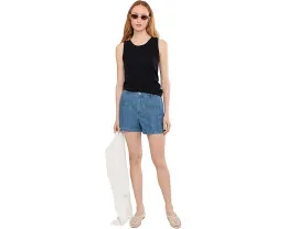 Шорты Zoe Shorts Madewell с эластичной спиной из денима