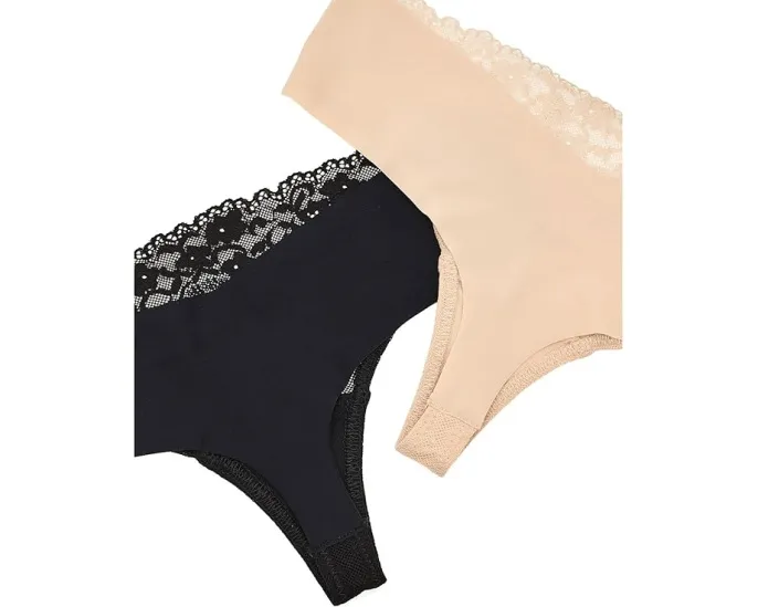 Стринги кружевные Commando 2 шт невидимые под одеждой
