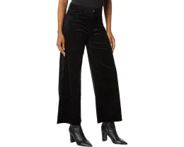 Брюки Paige Harper Ankle из вельветового велюра черного цвета