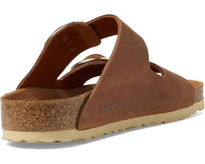 Сандалии Birkenstock Arizona Big Buckle из промасленной кожи с широкой пряжкой