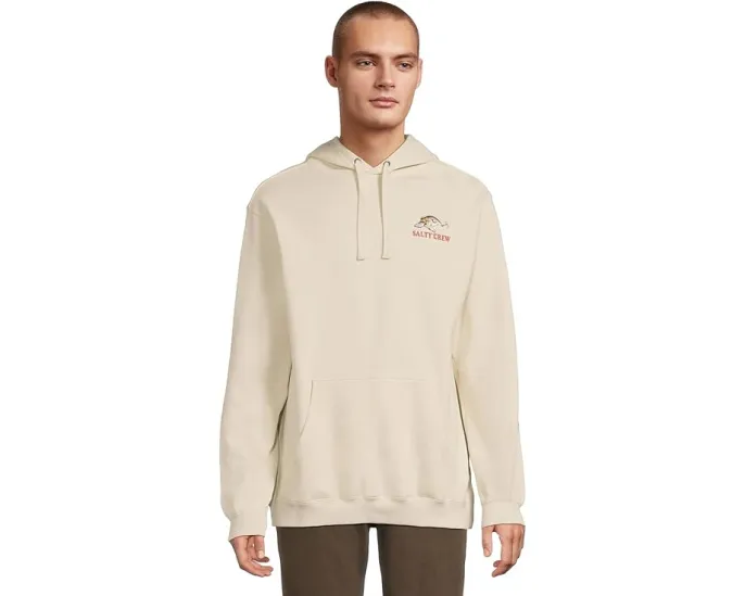 Толстовка Cast Life Fleece Salty Crew с капюшоном и принтом