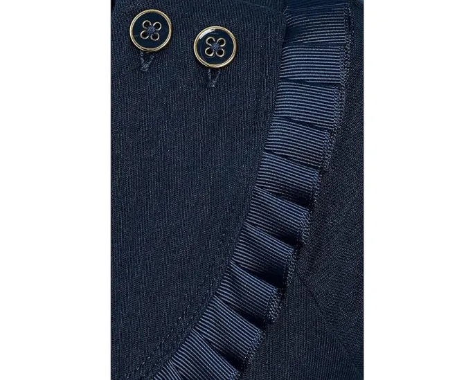 Верх Janie and Jack с плиссированной кокеткой и отделкой лентой