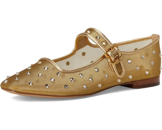 Балетки Sam Edelman Michaela Shine с стразами и квадратным носком