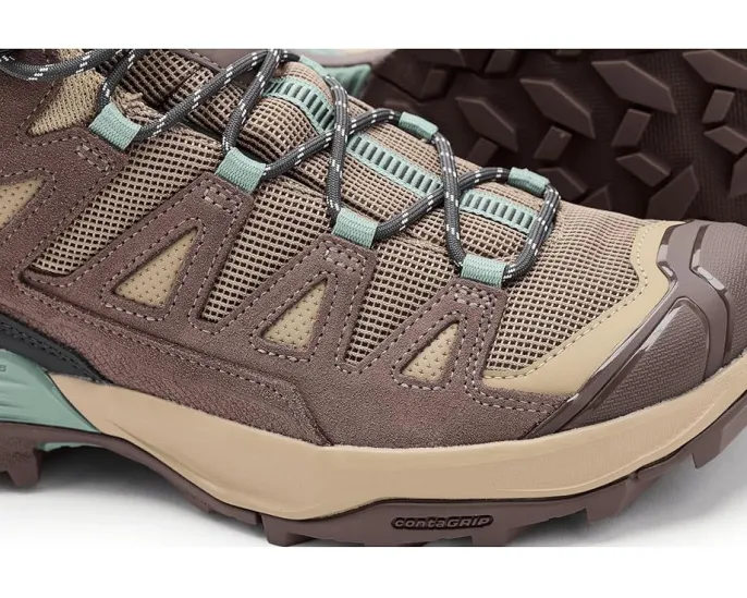 Трекинговые кроссовки Salomon X Ultra 360 Leather Mid с мембраной Gore-tex