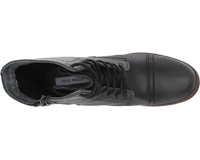 Ботинки Steve Madden Troopah-C с гладкой кожей и боковой молнией
