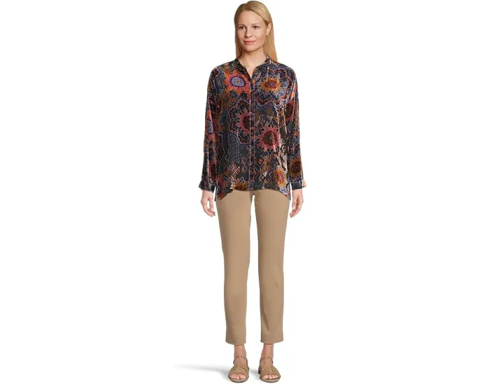 Рубашка Johnny Was The Oversized Audrey oversize с замысловатым принтом
