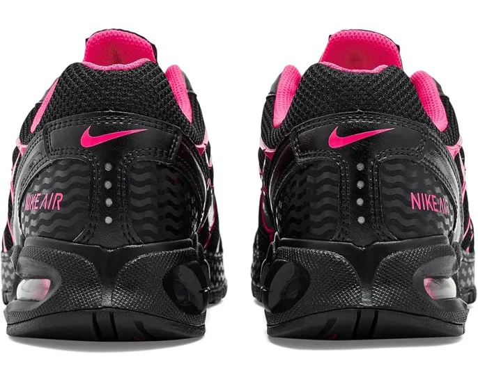 Nike кроссовки Air Max Torch 4 черные с серебристыми и розовыми вставками