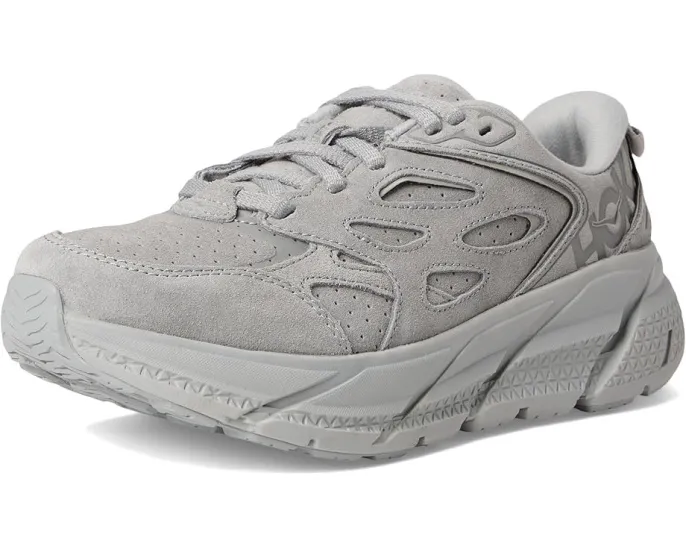 Кроссовки Hoka Clifton L Suede с верхом из замши и стелькой EVA