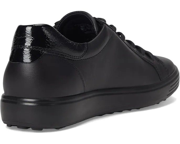 Кроссовки ECCO Soft 7 Side Zip Lace с боковой молнией и кожаным верхом