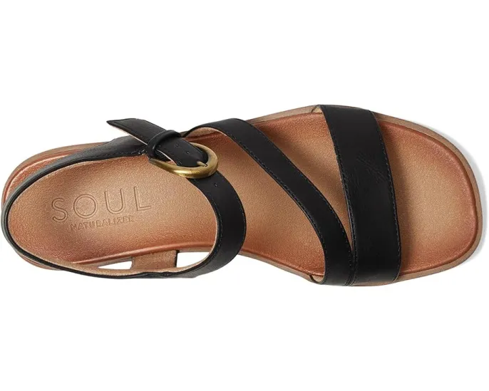 Сандалии SOUL Naturalizer Jayvee без каблука с ремешками и технологией Soulcontour