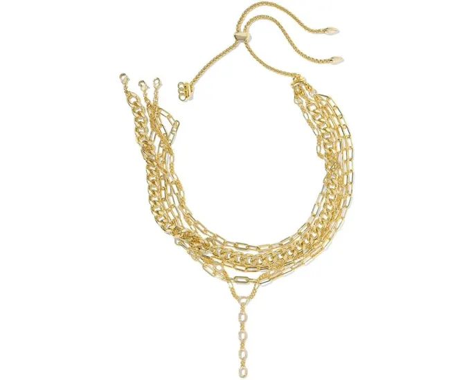 Колье Bella Statement с регулируемой цепью и подвесками от Kendra Scott