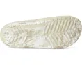 Классические сланцы Crocs с мраморным рисунком и двойными ремешками