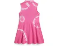 Платье-поло Tie-Dye с имитацией запаха из сетки Polo Ralph Lauren Kids