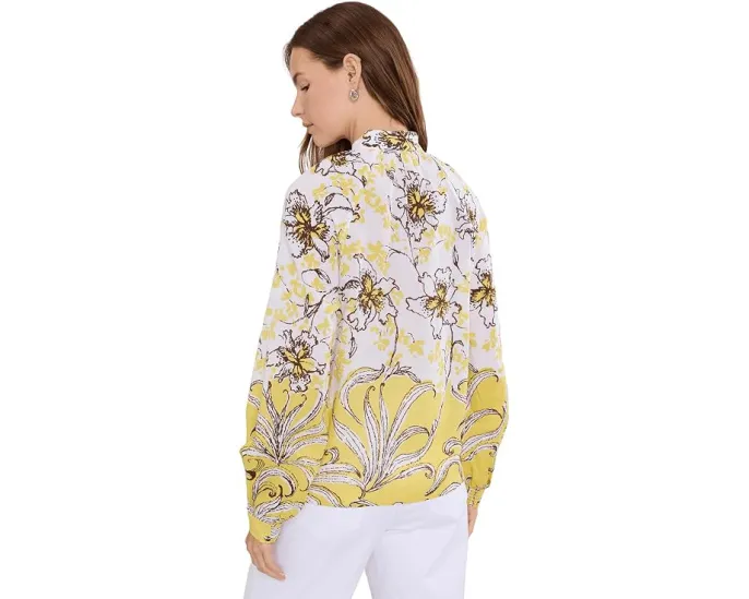 Топ Renisha с длинным рукавом и декоративными пуговицами Lilly Pulitzer
