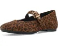 Туфли Мэри Джейн FitFlop Delicato из замши с леопардовым принтом