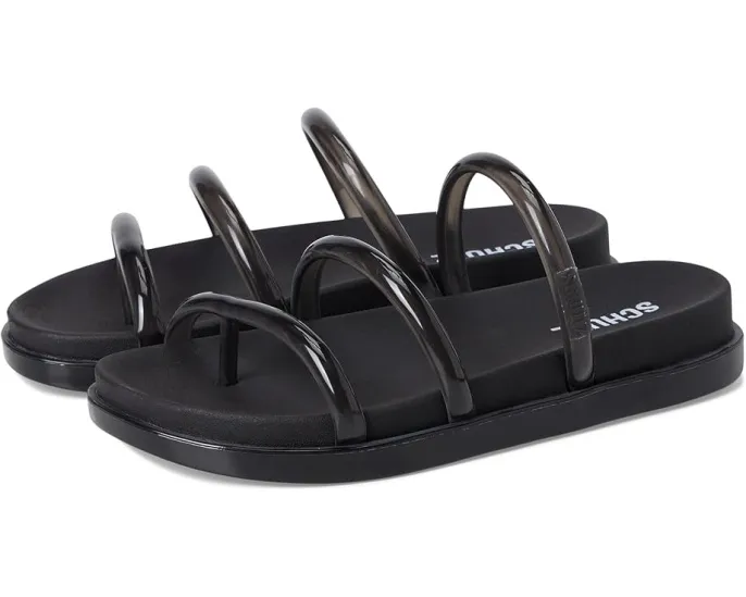 Schutz Сланцы Polly Sporty стильные с закругленным носком
