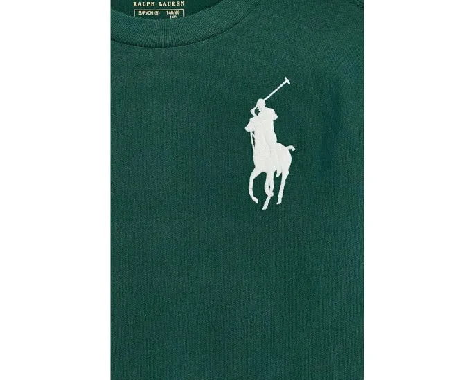 Футболка Big Pony Cotton Long Sleeve Tee от Polo Ralph Lauren Kids
