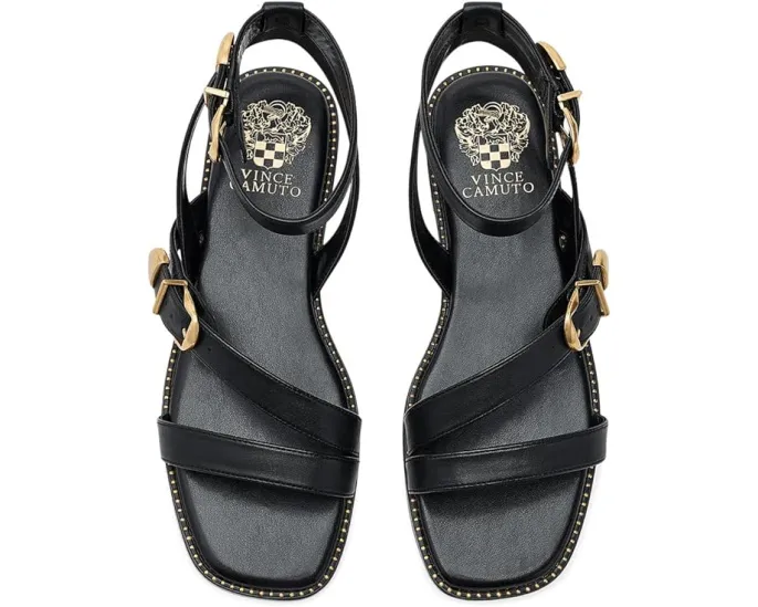 Сандалии Neiko Double Buckle Strappy Flat Vince Camuto с двумя пряжками