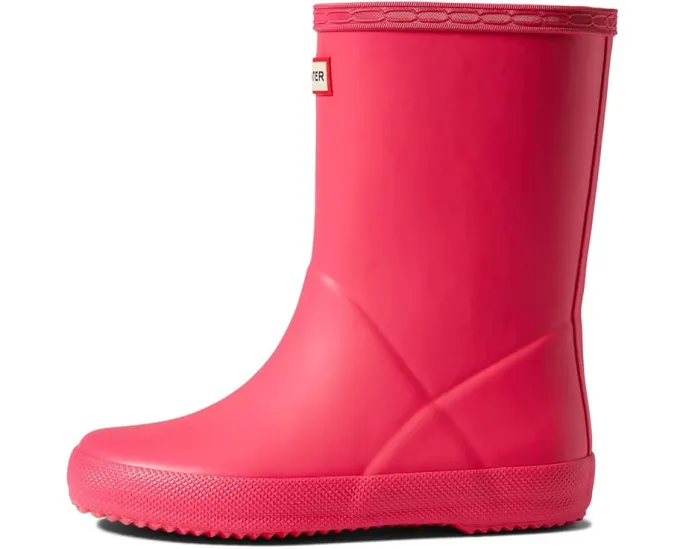 Детские резиновые сапоги Hunter Kids First Classic с плоской подошвой для первых луж