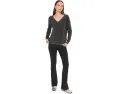 Barefoot Dreams Cozychic Ultra Lite свитер с V-образным вырезом и длинными рукавами