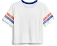 Футболка NFL Denver Broncos Striped Yoke Ringer от Junk Food Clothing Kids