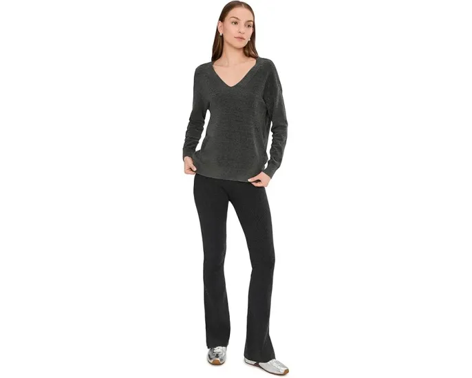 Barefoot Dreams Cozychic Ultra Lite свитер с V-образным вырезом и длинными рукавами