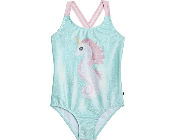 Цельнокроеный купальник Seahorse Deux par Deux для детей с конским хвостом