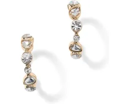 Серьги-кольца Lilly Pulitzer Shine Your Bright с ограненными камнями