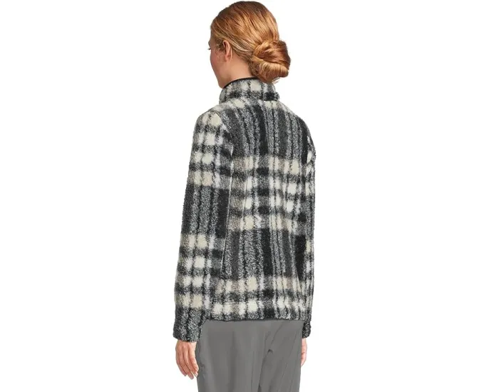 Куртка Columbia West Bend 1/4 Zip II с воротником стойкой и клетчатым принтом