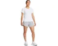 Шорты Under Armour Fly By Heathered с сетчатыми вставками и вшитым шортами