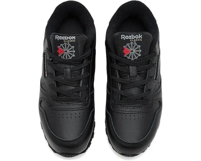 Кроссовки Reebok Classic Leather для детей с кожаным верхом и резиновой подошвой