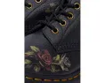 Ботинки Dr. Martens 1460 Leather Lace-Up с принтом роз и круглым носком
