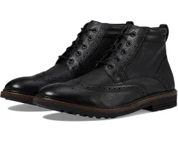 Кожаные ботинки Nunn Bush Odell 2.0 Wingtip с круглым носком и технологией Dual Comfort