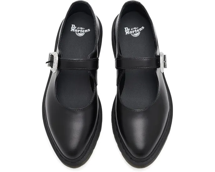 Туфли Dr. Martens Elphie MJ Buckle на низком ходу