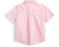 Polo Ralph Lauren Kids Рубашка из хлопкового поплина в гусиную лапку для младенцев