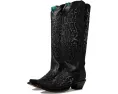 Высокие сапоги Corral C4097 до колена с кристаллами и кубинским каблуком