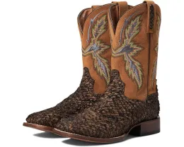 Ковбойские сапоги Dorsal с широким квадратным носком и рельефным голенищем от Dan Post