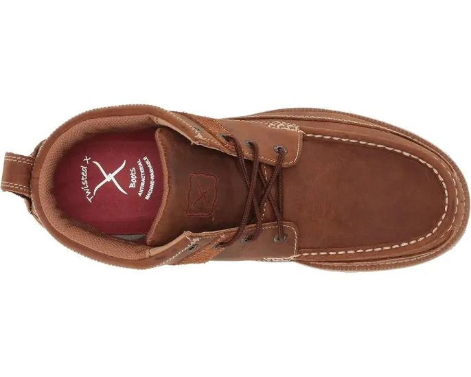 Ботинки Twisted X MCA0007 на клиновидной подошве с кожаным верхом