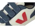 Детские кроссовки VEJA Small V-10 Chromefree из кожи с липучкой
