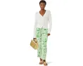 Джинсы кроп с завышенной талией Lilly Pulitzer Harleen и расклешенным низом